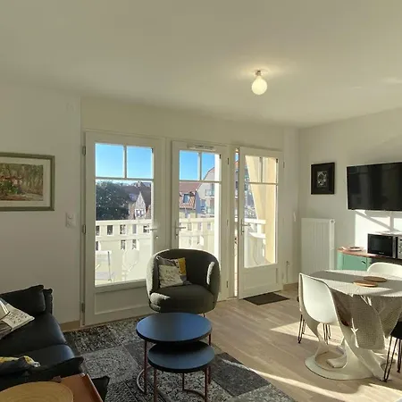 4 Personnes-balcon Plein Sud-garage-wifi * Le Touquet